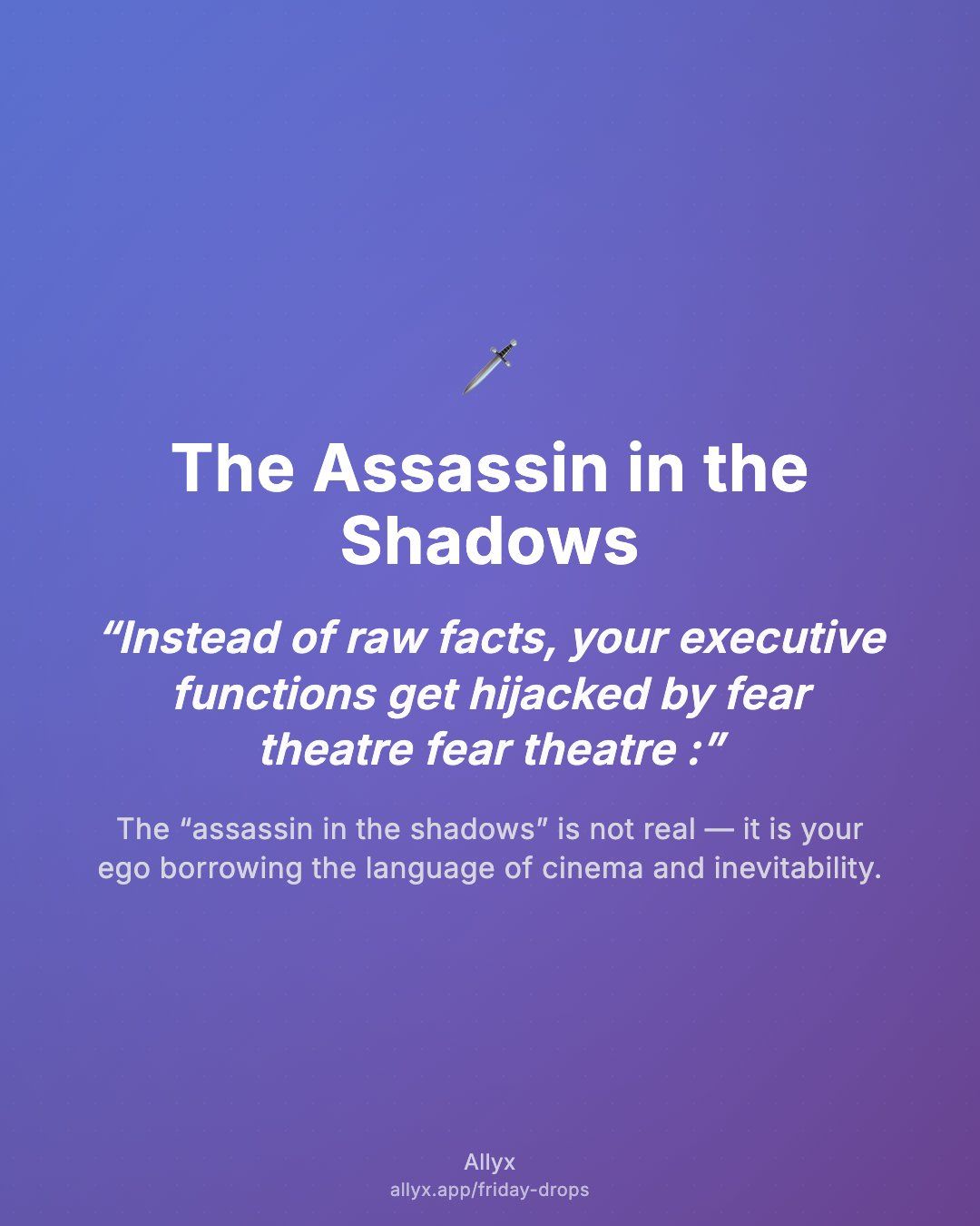Shareable quote card for The Assassin in the Shadows
