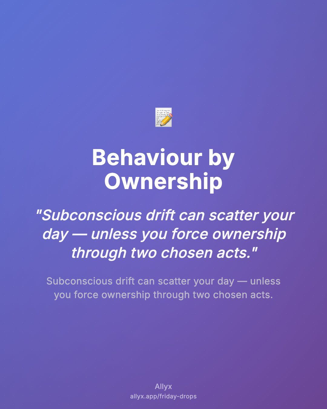 Shareable quote card for Behaviour by Ownership