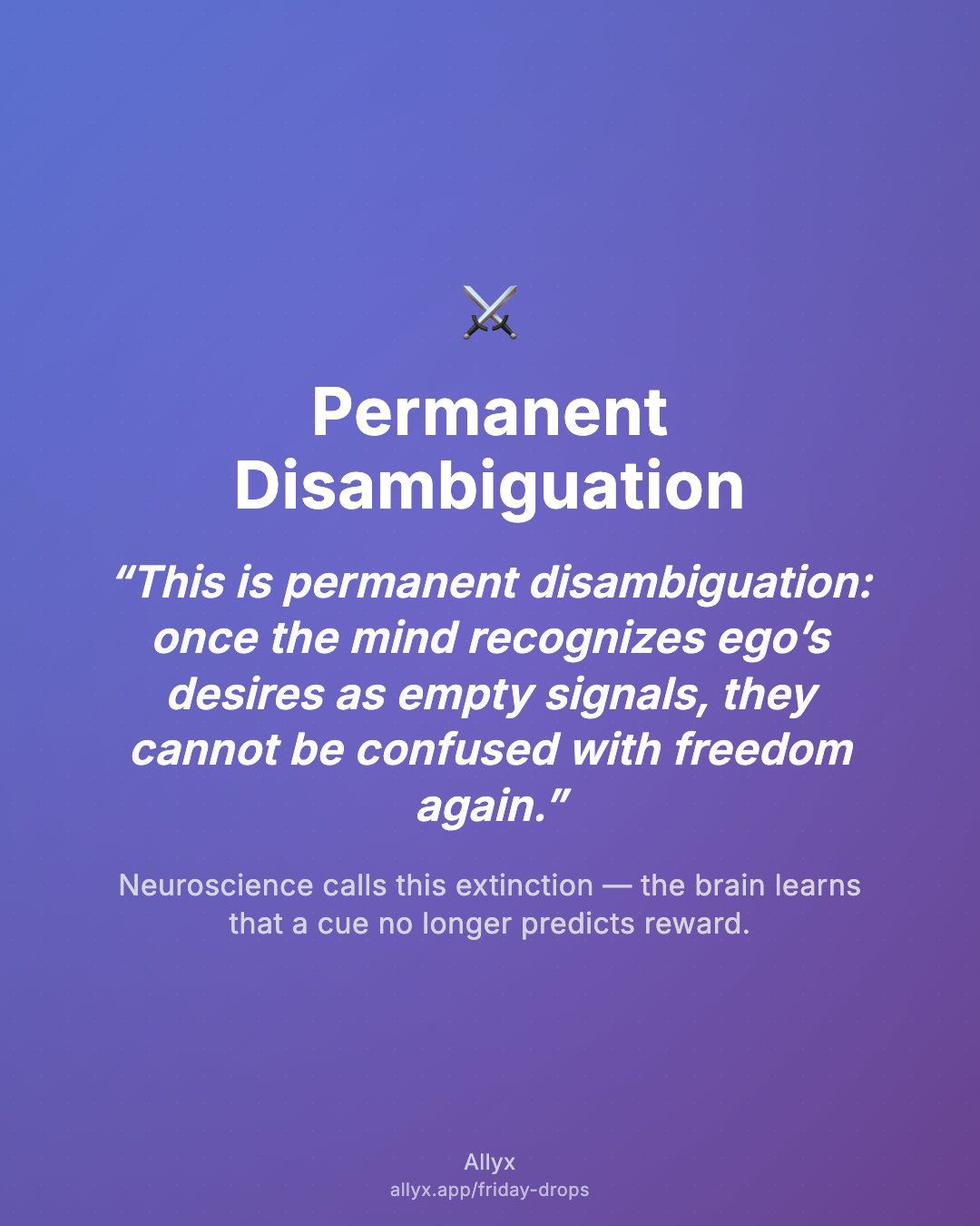 Shareable quote card for Permanent Disambiguation