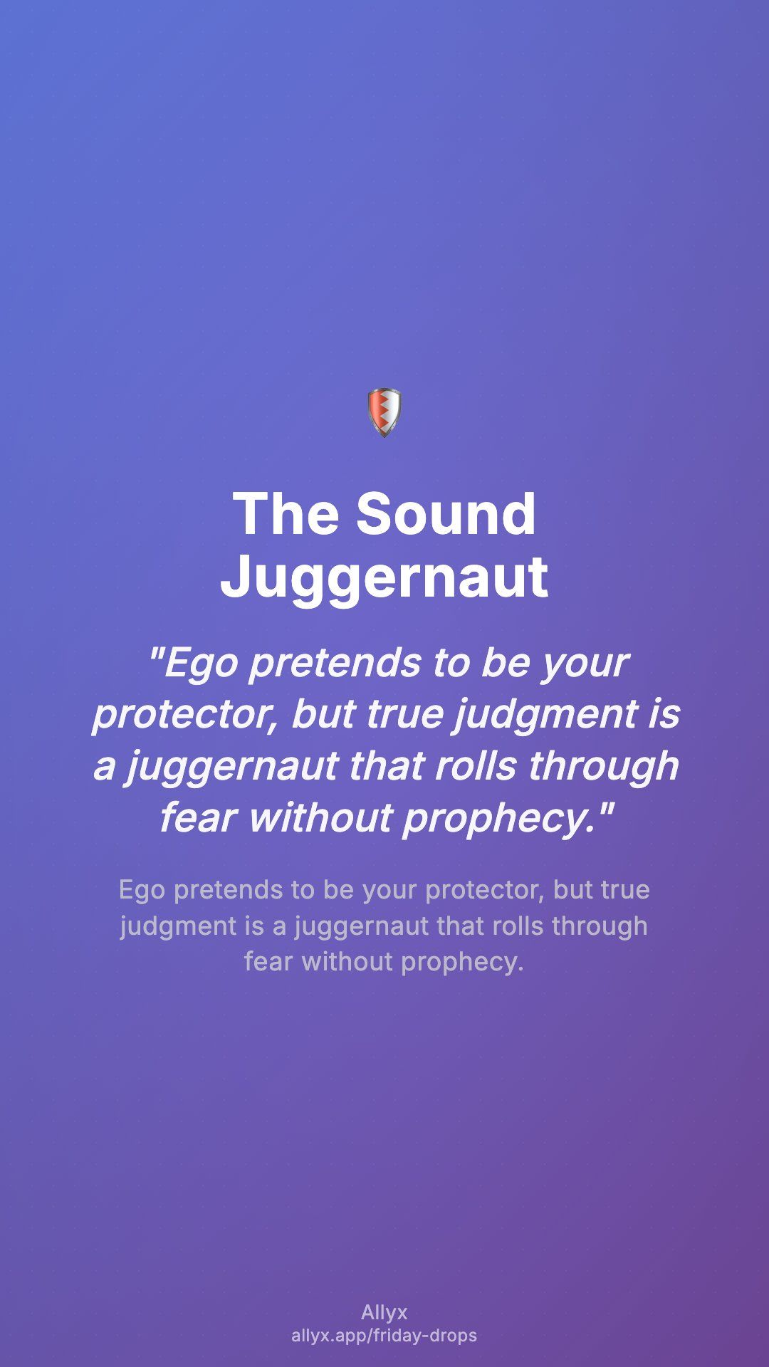 Shareable story card for The Sound Juggernaut