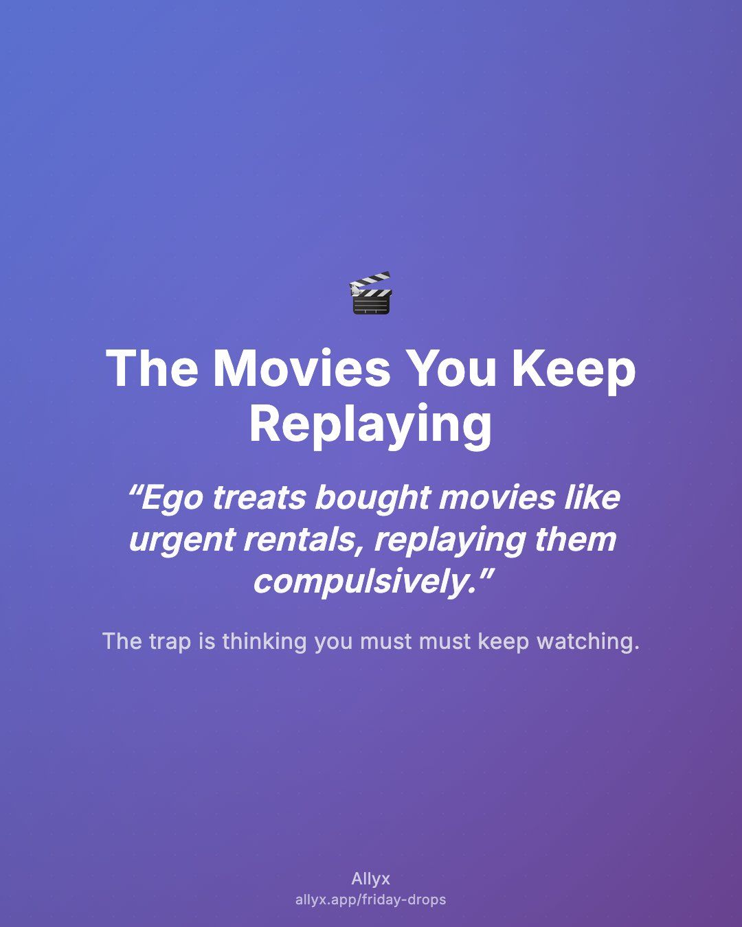 Shareable quote card for The Movies You Keep Replaying