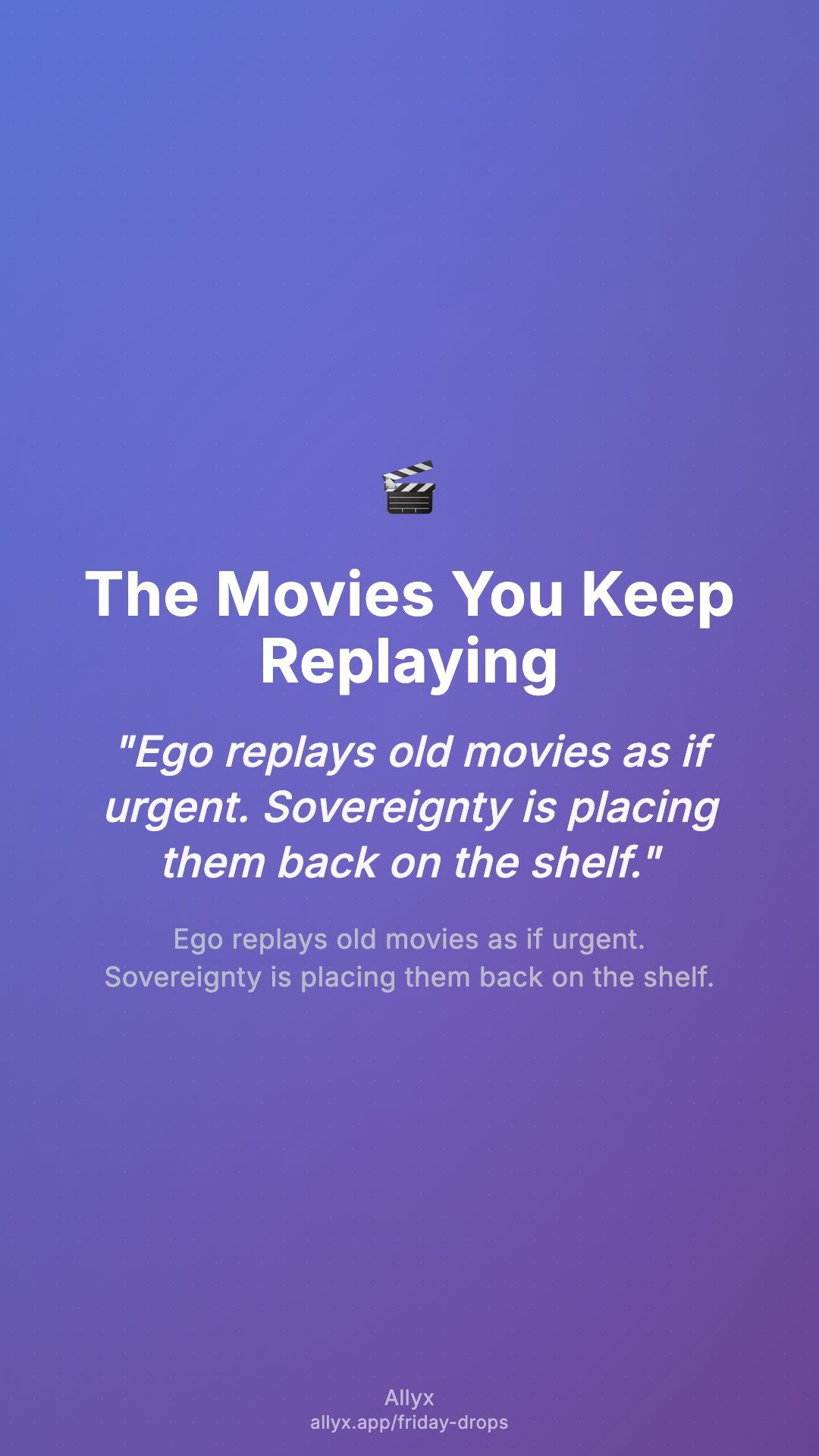 Shareable story card for The Movies You Keep Replaying