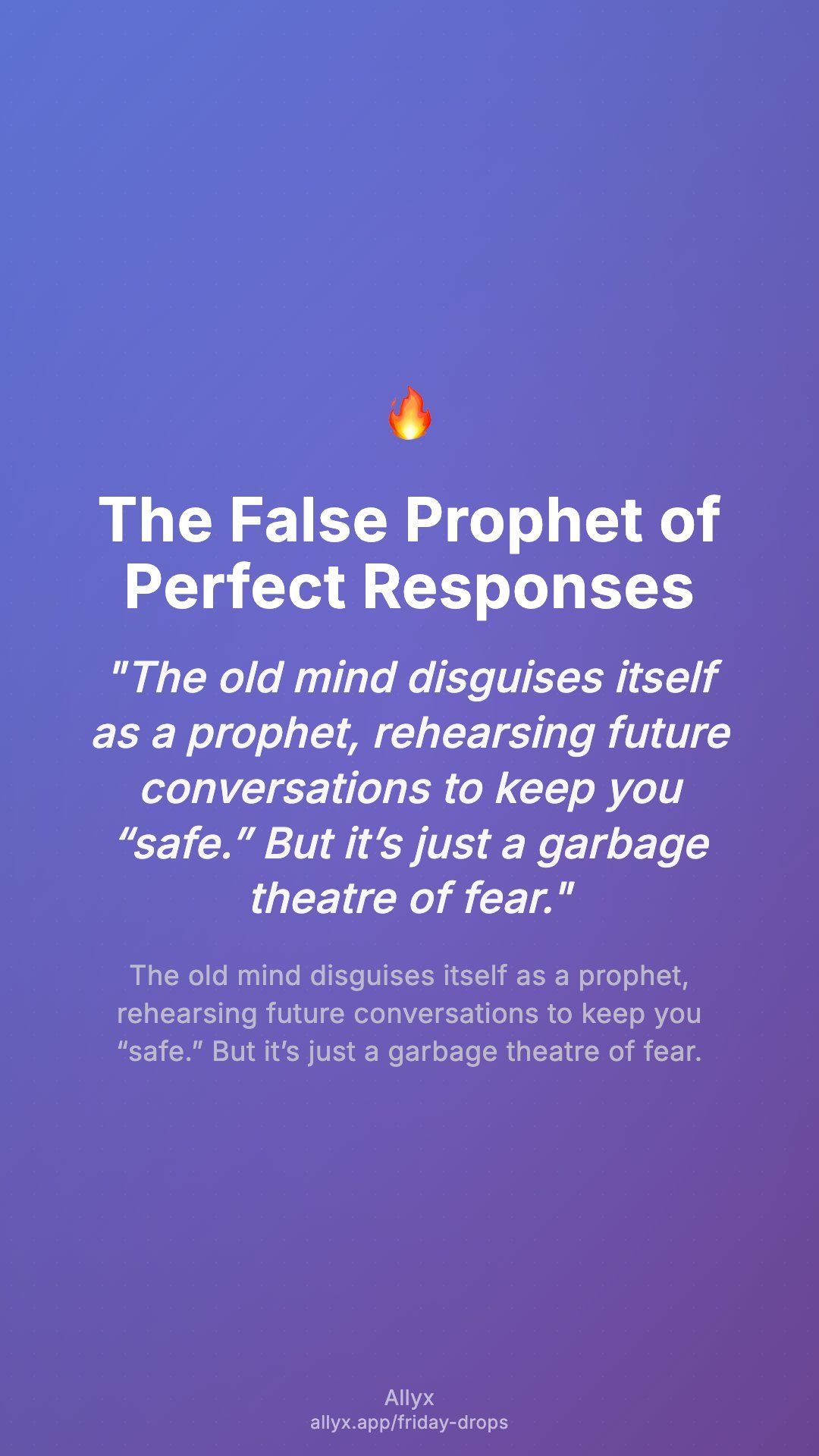 Shareable story card for The False Prophet of Perfect Responses