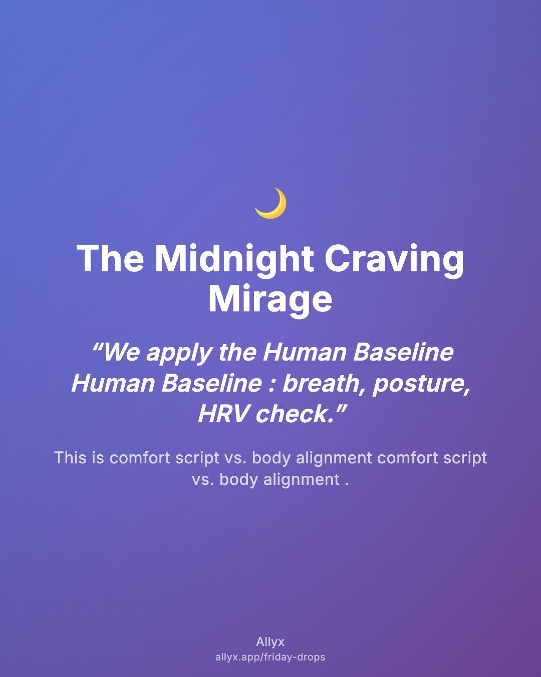 Shareable quote card for The Midnight Craving Mirage