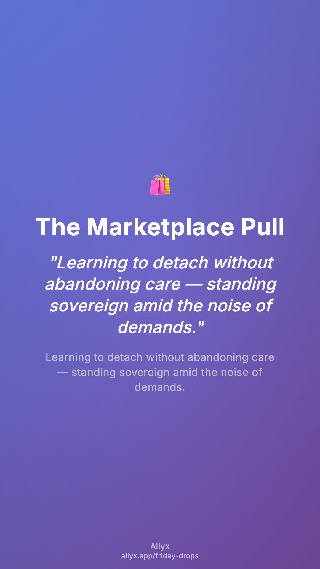 Shareable story card for The Marketplace Pull