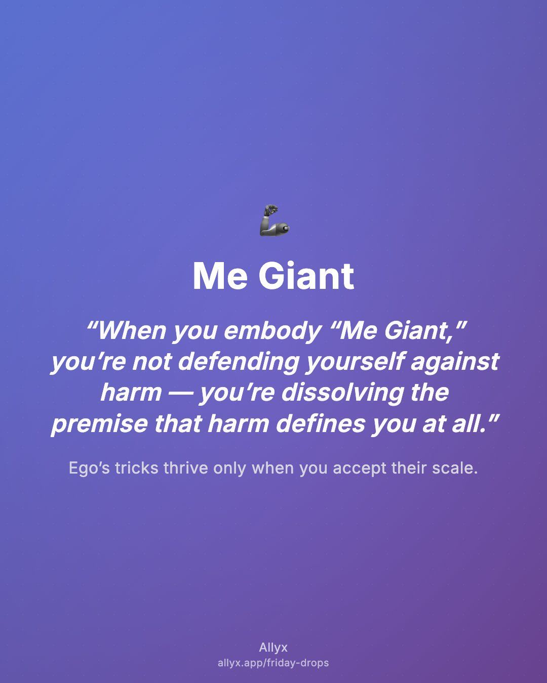 Shareable quote card for Me Giant