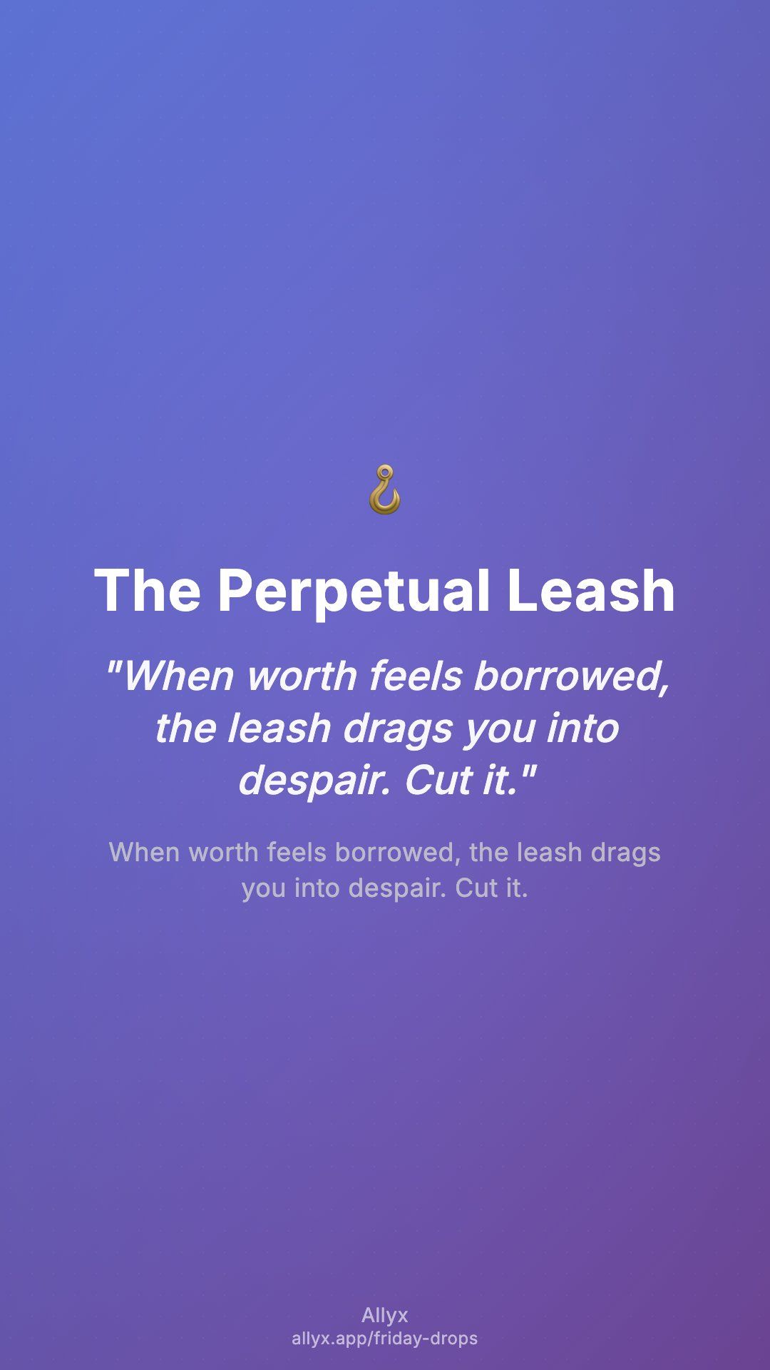 Shareable story card for The Perpetual Leash