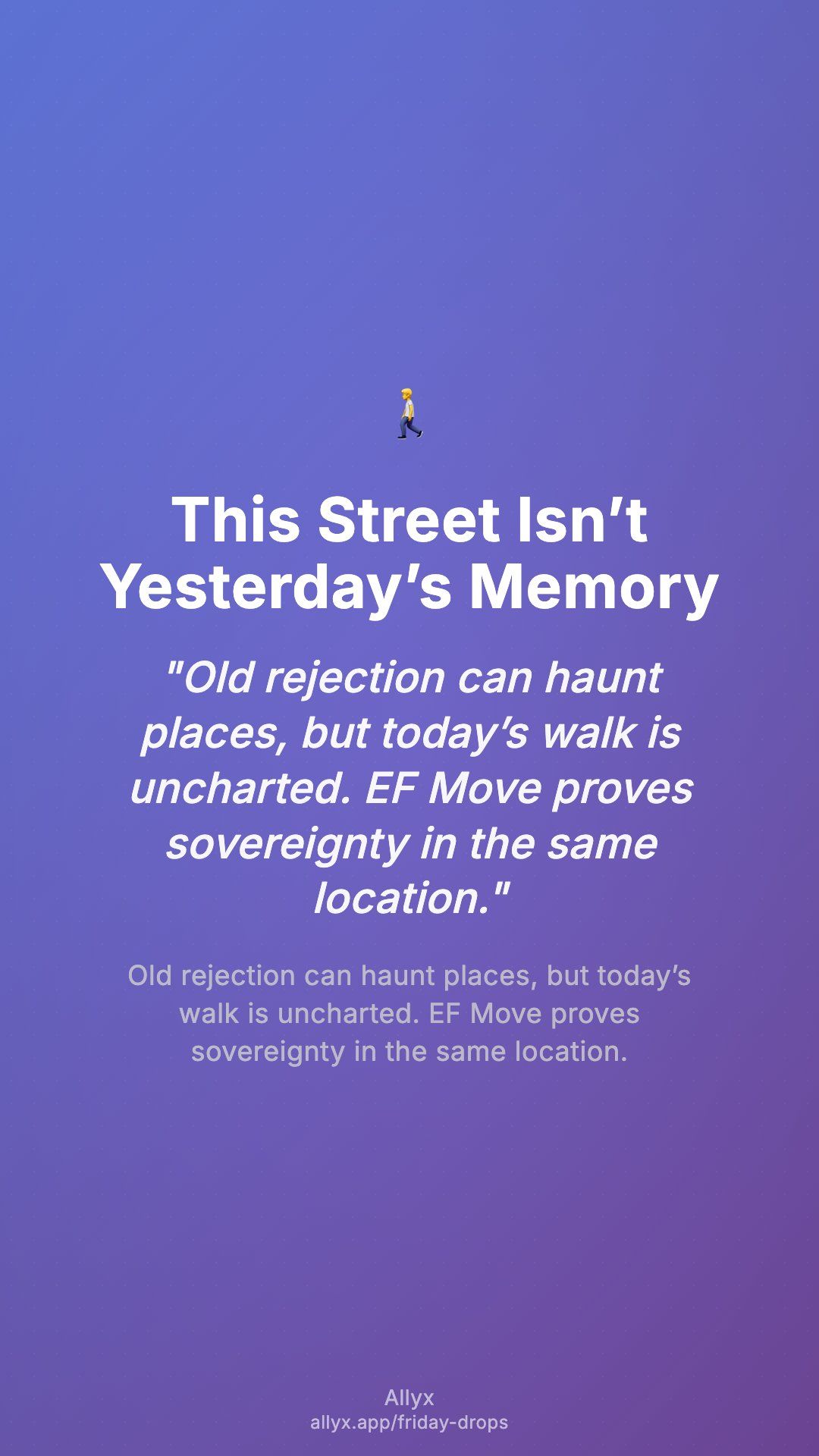 Shareable story card for This Street Isn’t Yesterday’s Memory