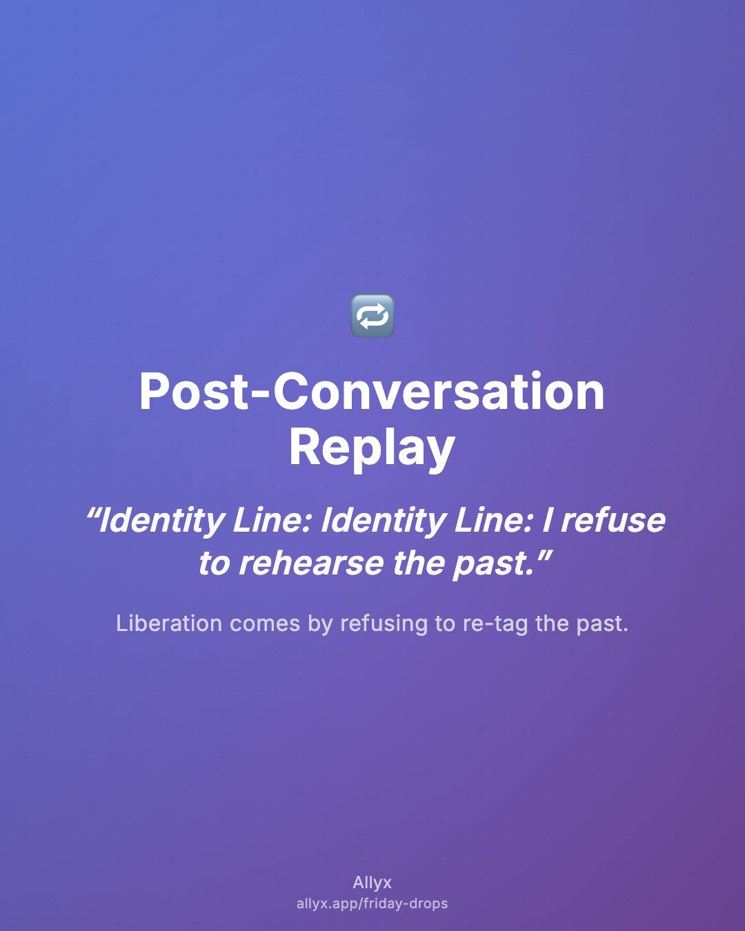 Shareable quote card for Post-Conversation Replay