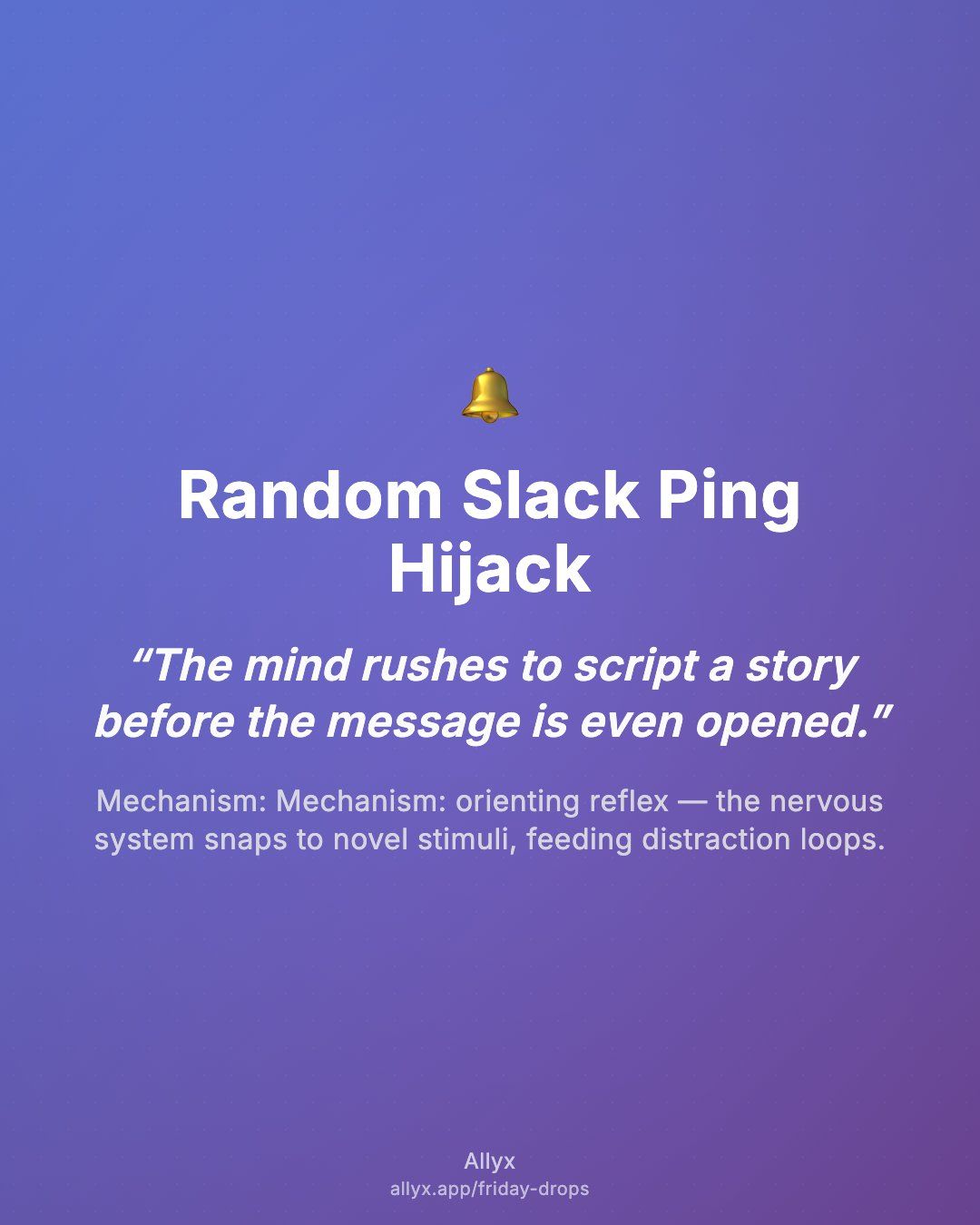 Shareable quote card for Random Slack Ping Hijack