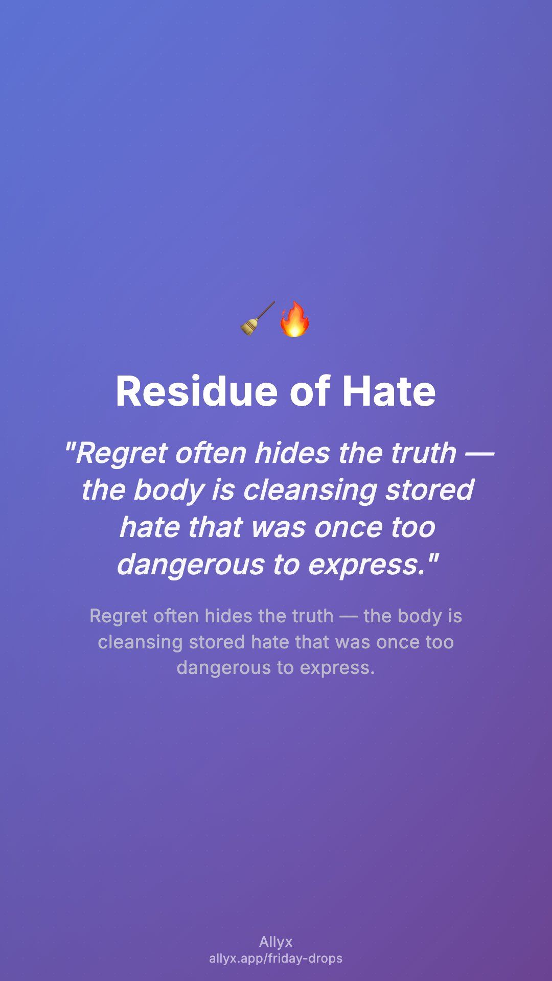 Shareable story card for Residue of Hate