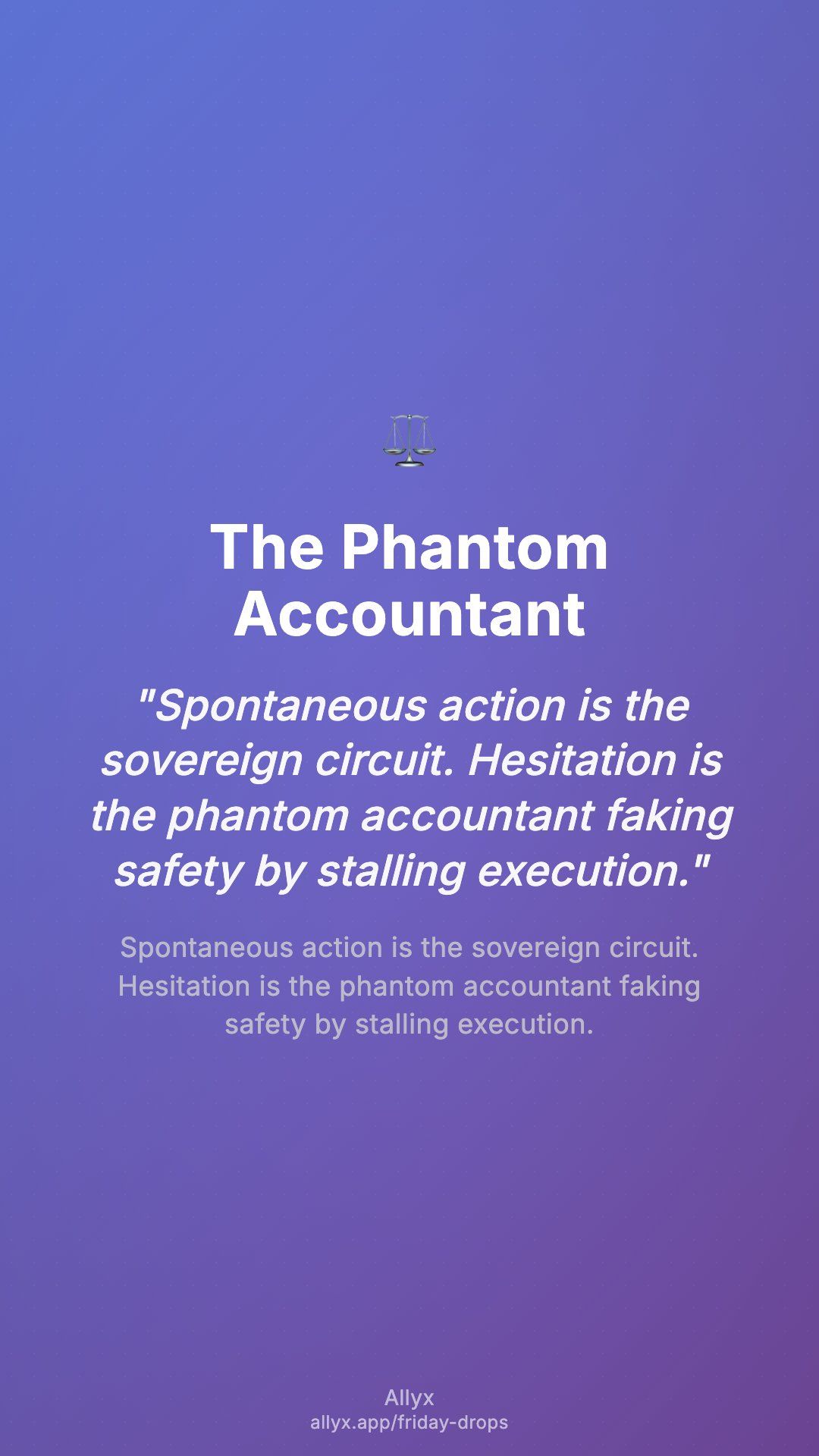 Shareable story card for The Phantom Accountant