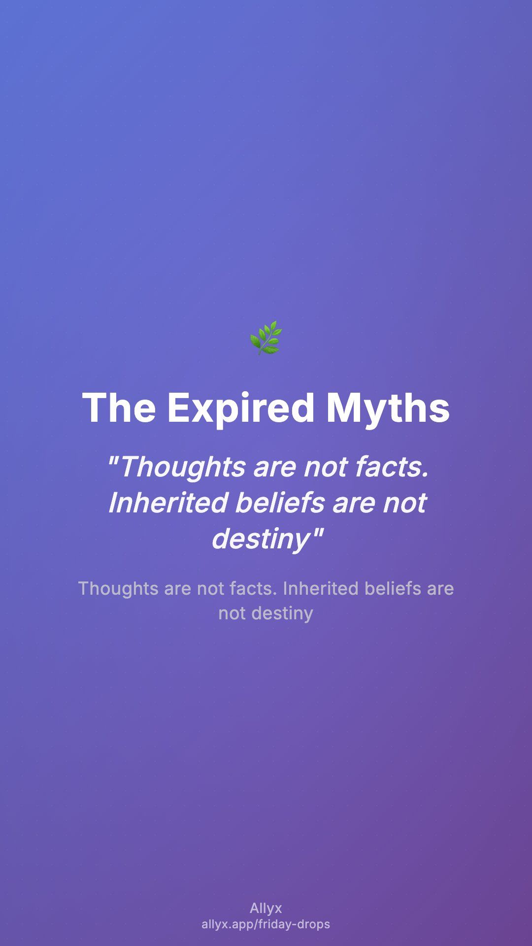 Shareable story card for The Expired Myths