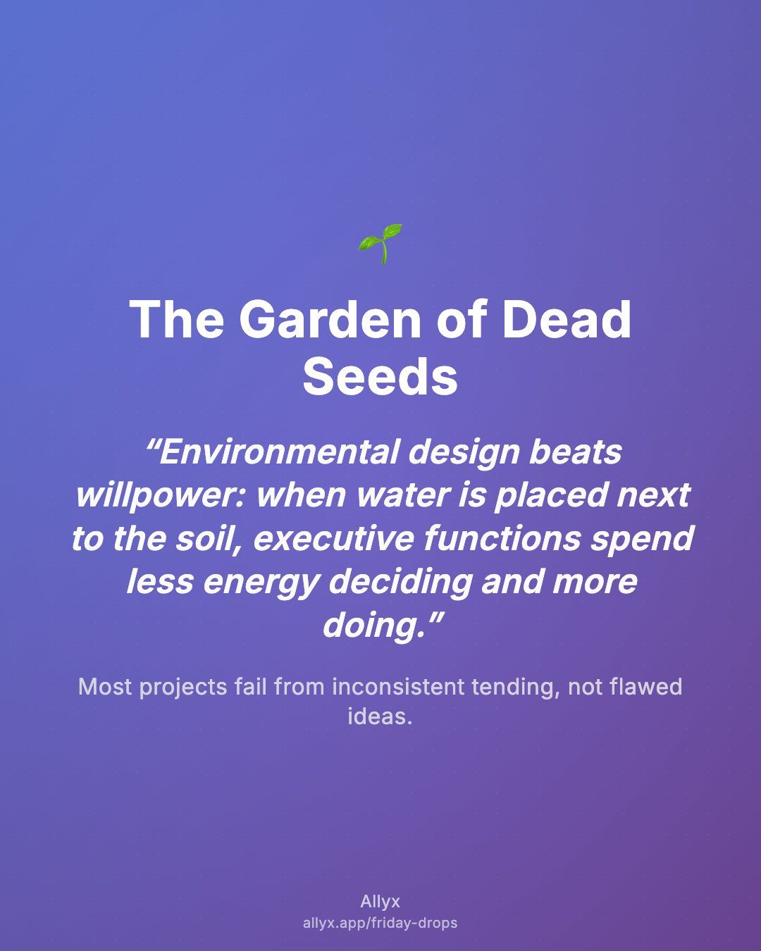 Shareable quote card for The Garden of Dead Seeds