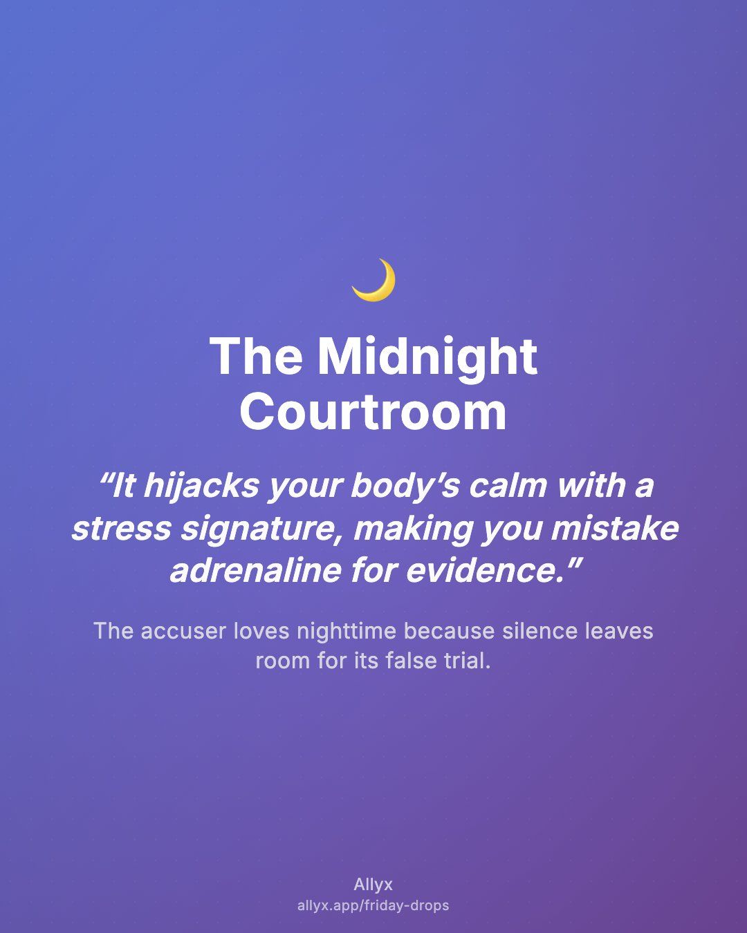 Shareable quote card for The Midnight Courtroom