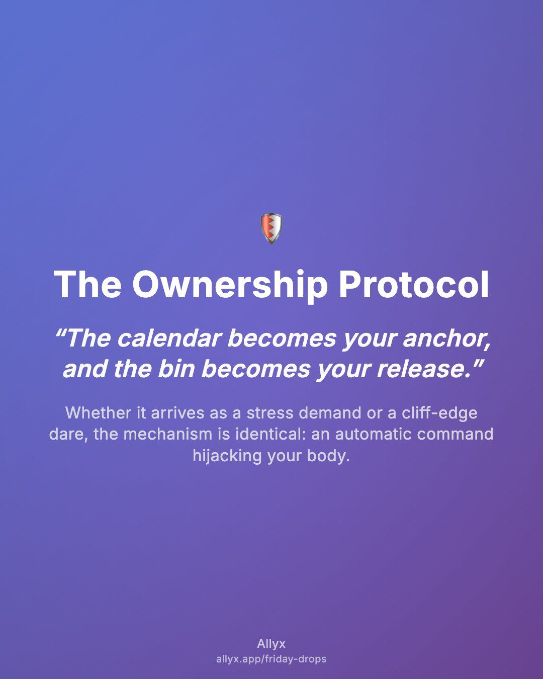 Shareable quote card for The Ownership Protocol