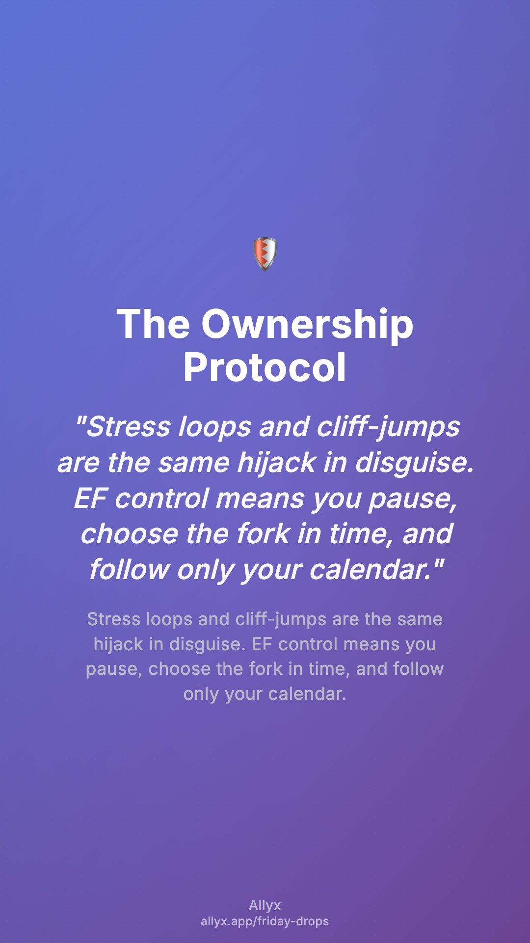 Shareable story card for The Ownership Protocol