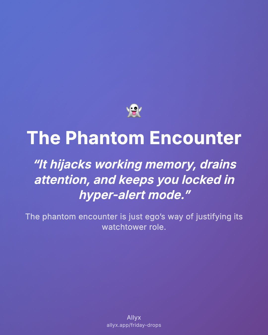 Shareable quote card for The Phantom Encounter