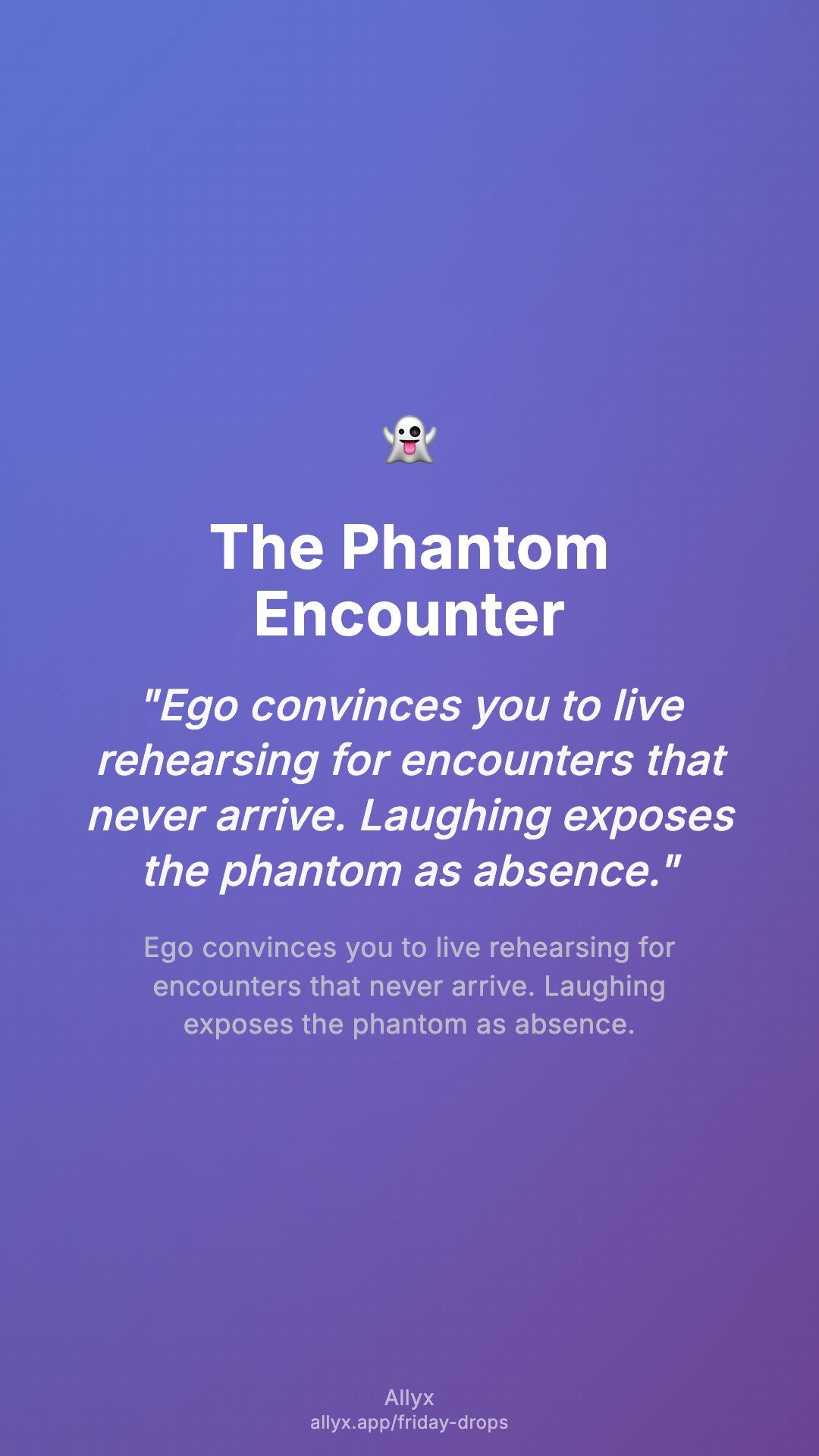Shareable story card for The Phantom Encounter