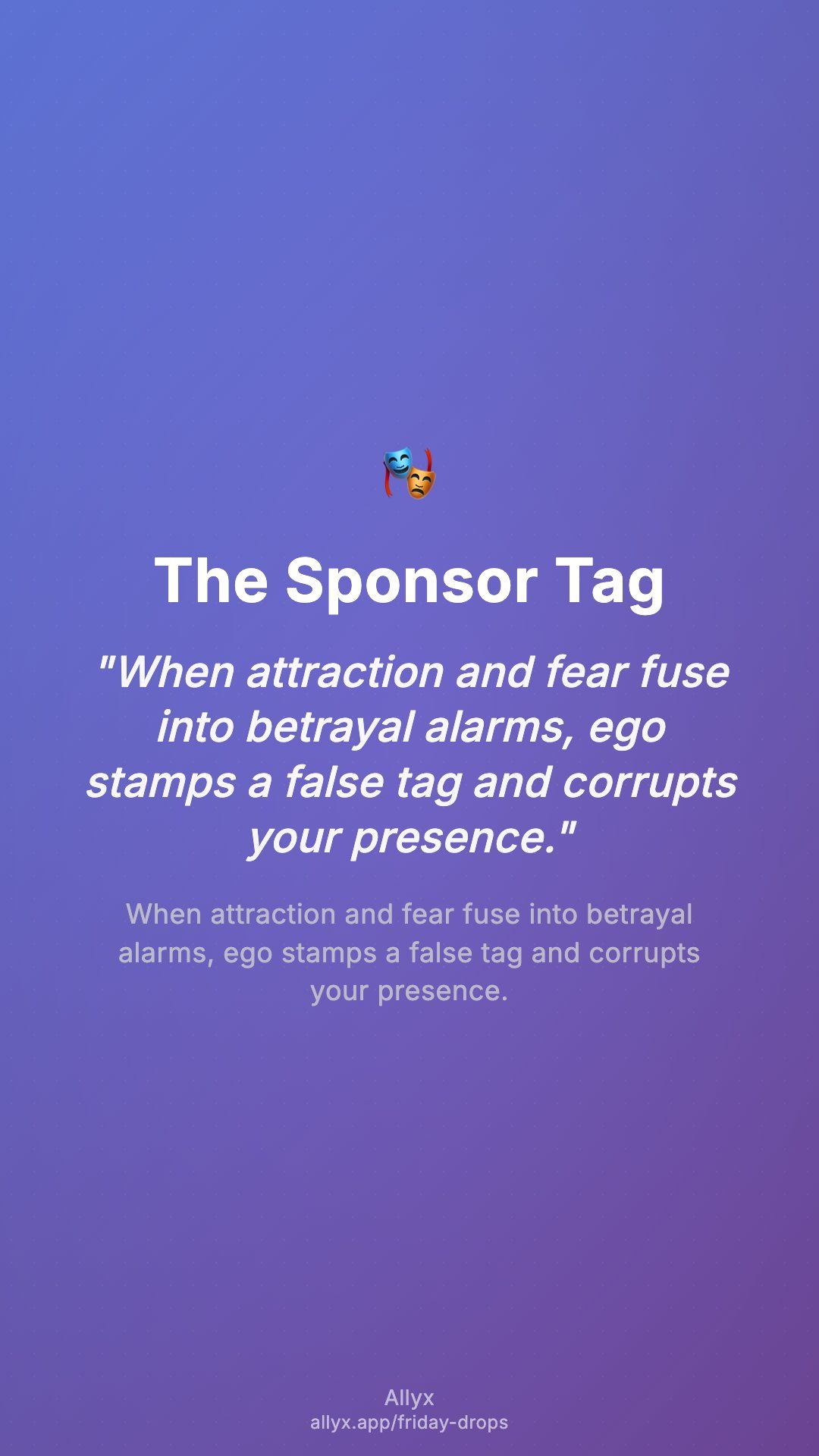 Shareable story card for The Sponsor Tag