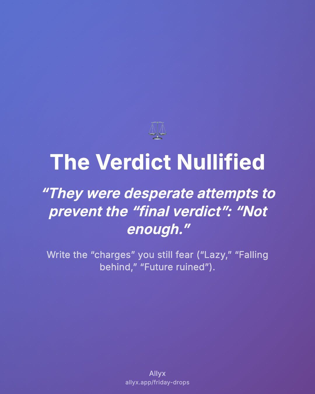Shareable quote card for The Verdict Nullified