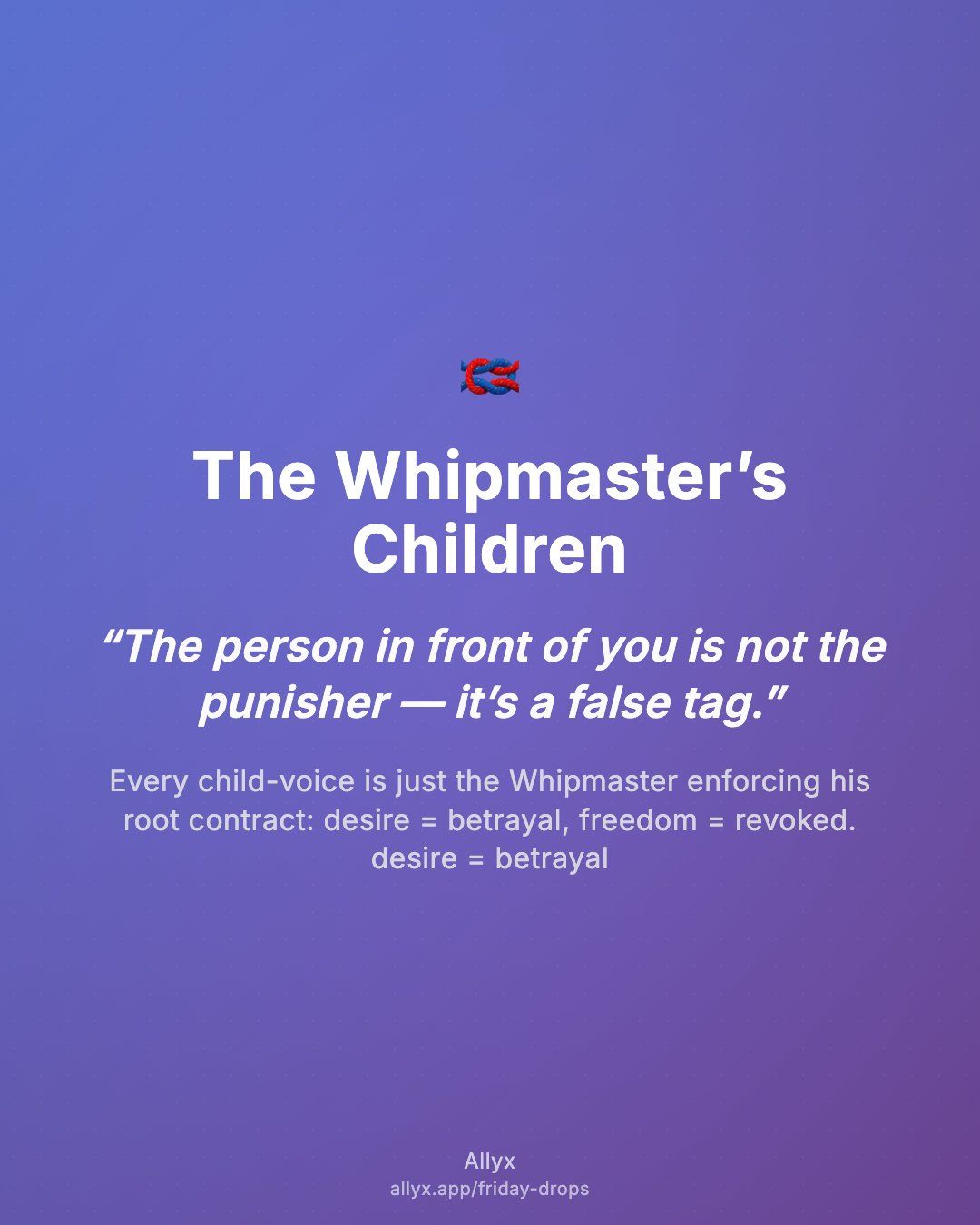 Shareable quote card for The Whipmaster’s Children
